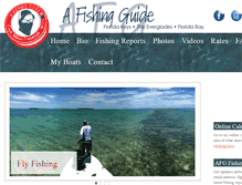 Tablet Screenshot of afishingguide.com